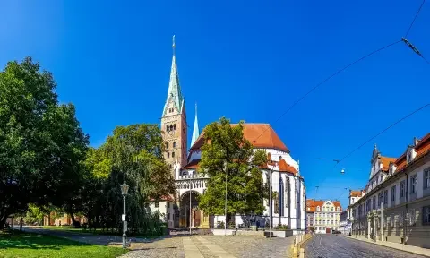 Bauhilfsarbeit in Augsburg